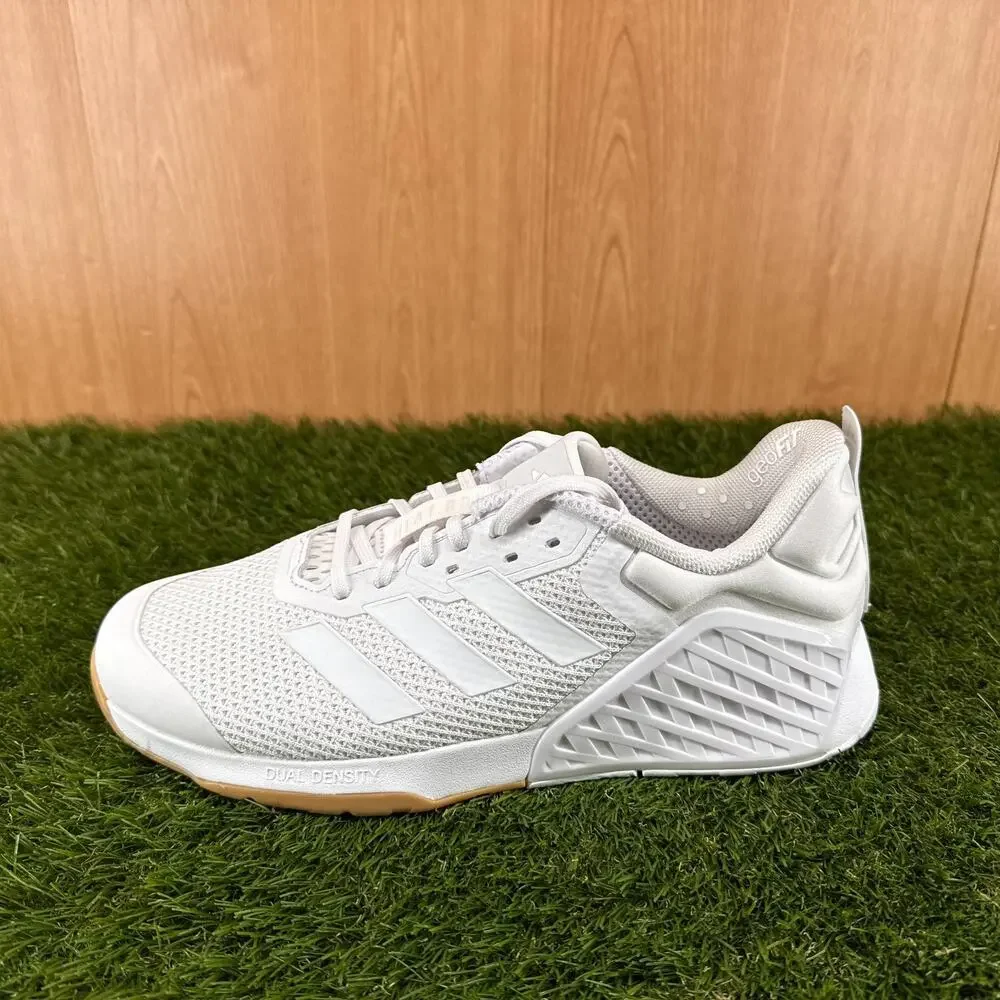 adidas Dropset 3 White Gum Training Shoes ID8628 Men's Size 11